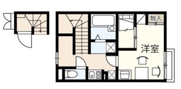 レオパレスオーブの間取り画像