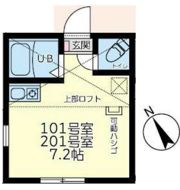 ユナイト弘明寺ヴァレンティナの間取り画像