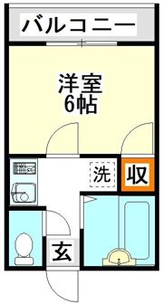 吉野アパートの間取り画像