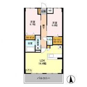 Park Side Residence（ﾊﾟｰｸｻｲﾄﾞﾚｼﾞﾃﾞﾝｽ）の間取り画像
