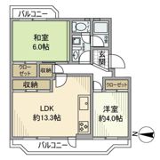 江坂住宅壱号棟の間取り画像