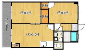 米谷木町第2ビルの間取り画像