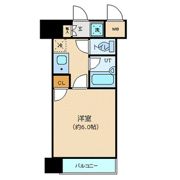 シンシア三田慶大前の間取り画像