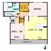 ディアコート Ⅱの間取り画像