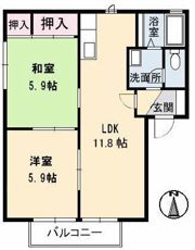 エスペランサ A棟の間取り画像