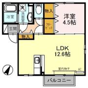 クレスト氷見 Aの間取り画像