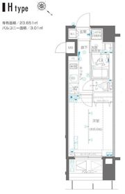 ZOOM横浜関内の間取り画像