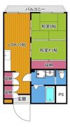 松庵レジデンツの間取り画像