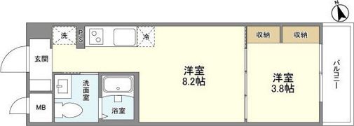 クリエール志木の間取り画像