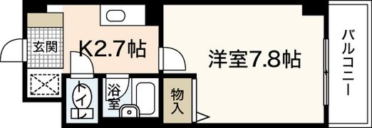 JRBハイツ横川の間取り画像
