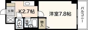 JRBハイツ横川の間取り画像