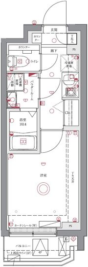 AZEST柴又の間取り画像