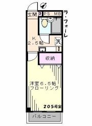 ラ・フォーレの間取り画像