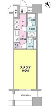 パークフラッツ横濱公園の間取り画像