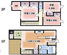 リッツコート四條畷の間取り画像