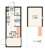 ハーモニーテラス江古田Northの間取り画像
