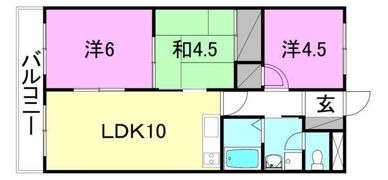 ベルメゾン仙波の間取り画像