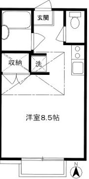 サンパレス中町の間取り画像