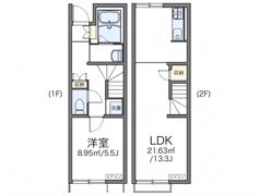 レオネクストキョウエダの間取り画像