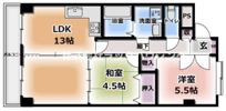 カルチェ清水谷の間取り画像
