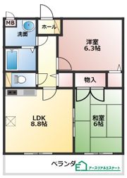 シャンティの間取り画像