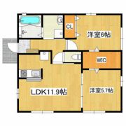 叶 C棟の間取り画像