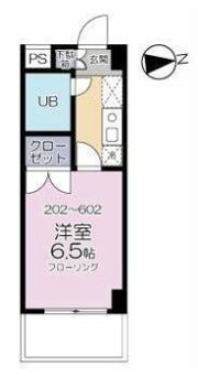 ヴィラ幸の間取り画像