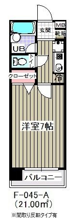 クオーレプロバンス浦安Ⅰ(F-045)の間取り画像