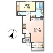 ハイム上の台 sideEの間取り画像