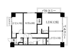 コンブリオアダチの間取り画像