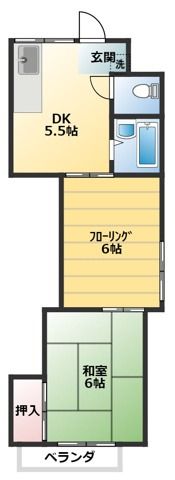 サンハウス飯島の間取り画像
