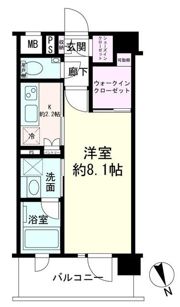 デュオステージ横濱赤門通りの間取り画像
