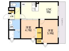 ALM 1の間取り画像