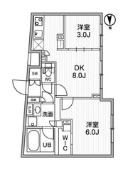 ALTERNA祐天寺の間取り画像