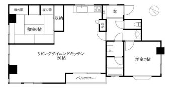 グリーンフォレスト坂の上の間取り画像