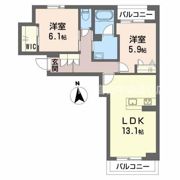 ヴォワレ エ フルール新北町の間取り画像