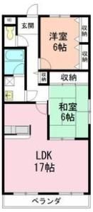 ファミーユすなごの間取り画像