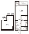 アンソレイエ椥辻の間取り画像