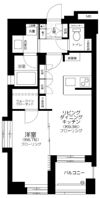 デュオ・スカーラ西麻布タワーEASTの間取り画像