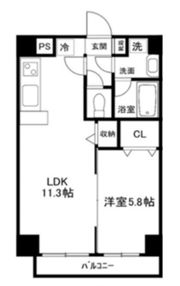ピュアガーデン新保の間取り画像