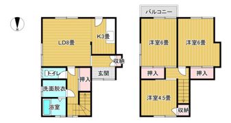 三筋借家の間取り画像