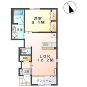 フォレットBの間取り画像