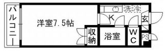 サクセス黒髪の間取り画像