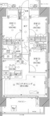 ユードリーム鶴瀬ステーションワンズの間取り画像