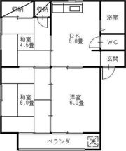 桃木ハイツの間取り画像