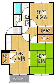 コーポ三好 パート2の間取り画像