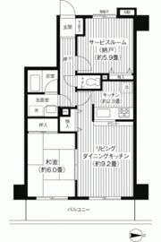 メトロハイツ西落合の間取り画像