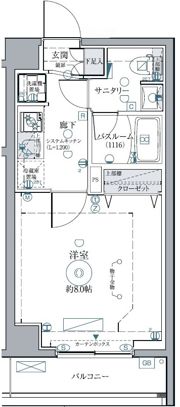 クレヴィスタ西馬込の間取り画像