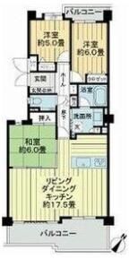 ライオンズガーデンヒルズ富士見台壱番館の間取り画像
