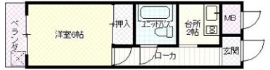 第二広秀ハイツの間取り画像